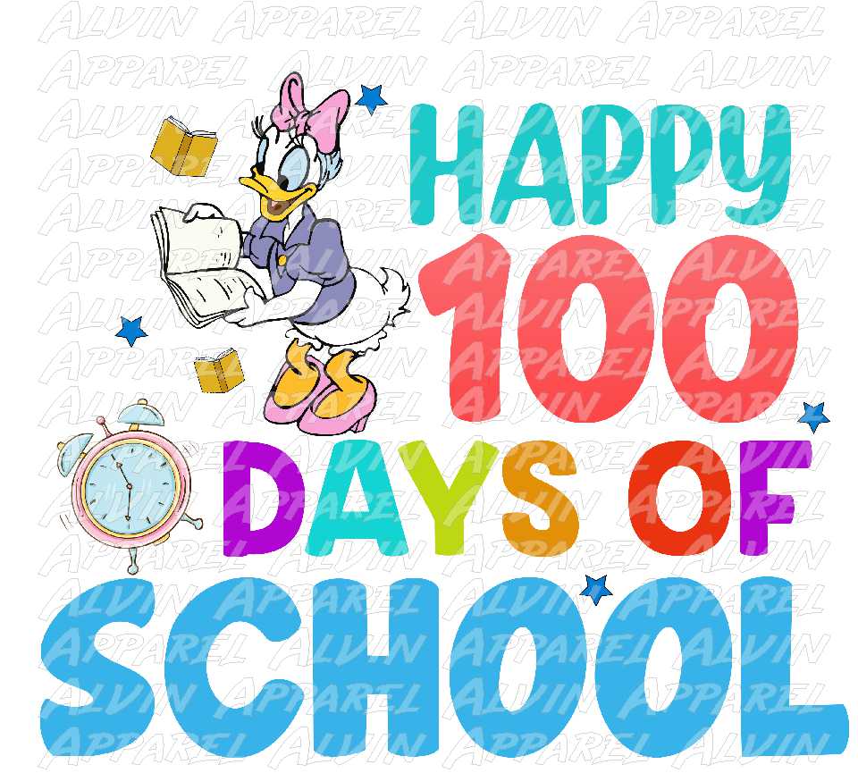 100 Days Daisy Clock