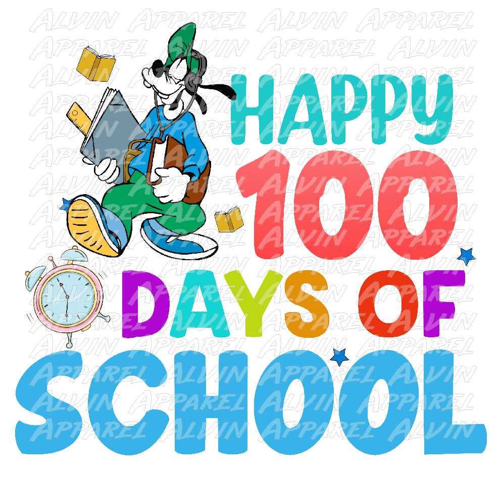 100 Days Goofy Clock