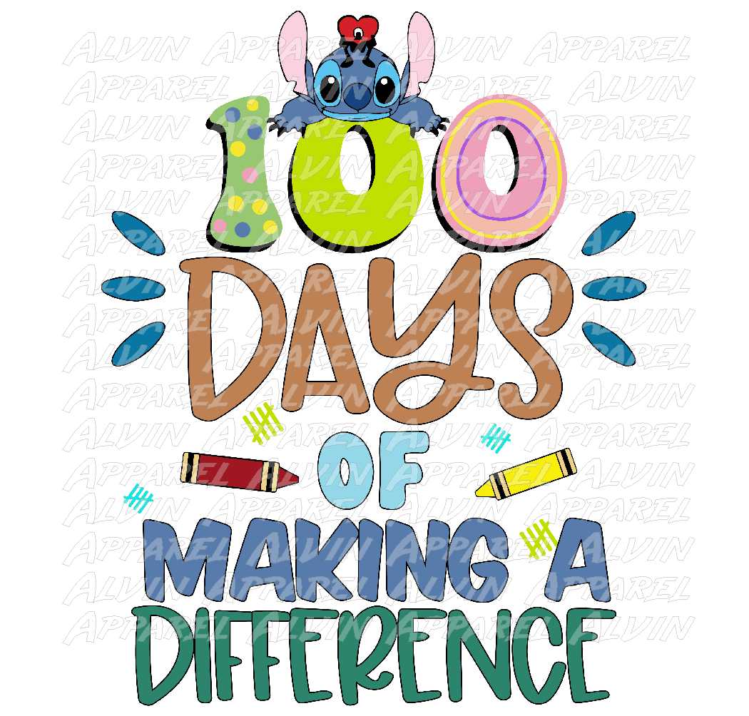 100 Days Lilo Stitch 150