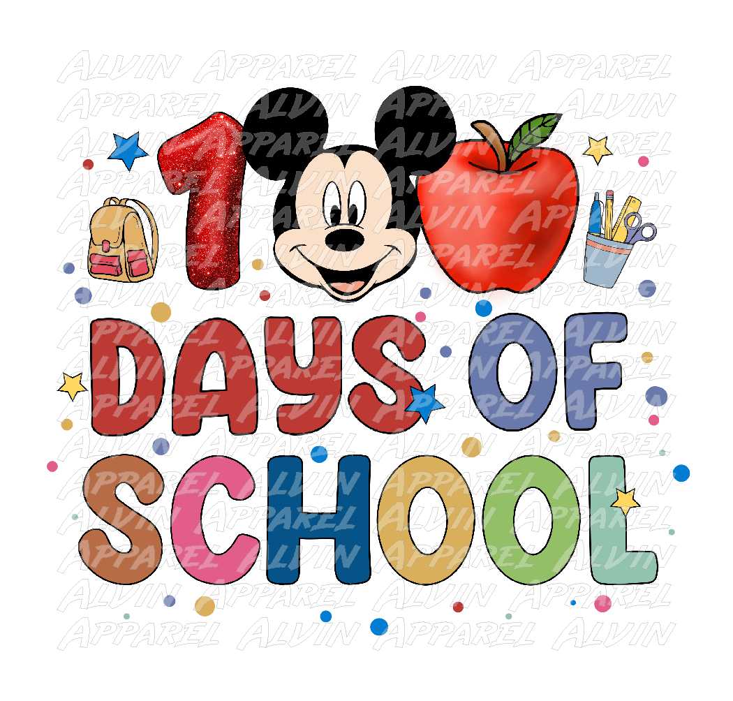 100 Days Mickey Apple