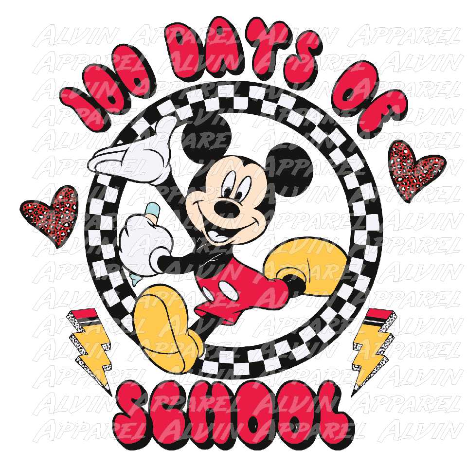 100 Days Mickey Hearts