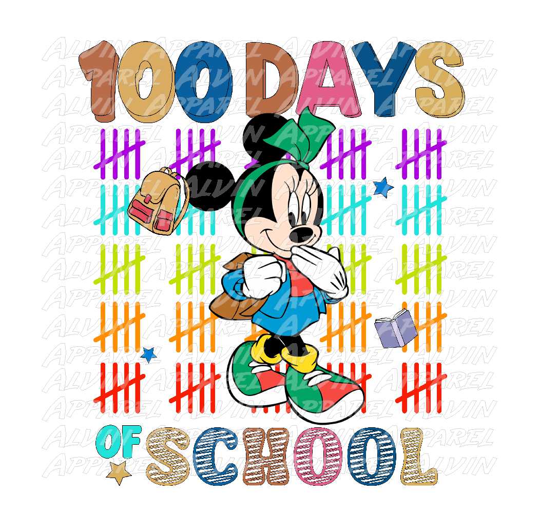 100 Days Minnie Backpack 1