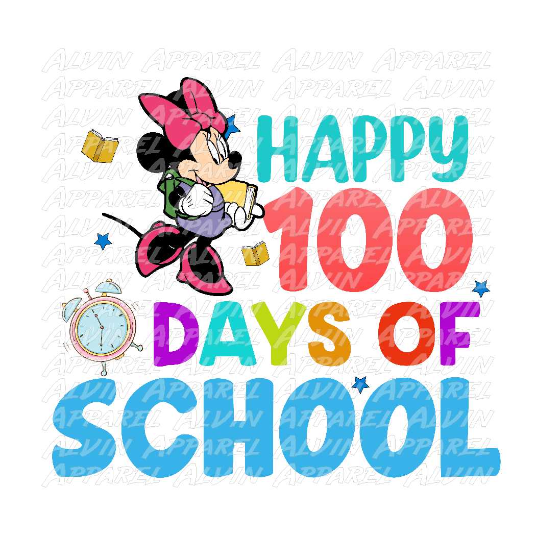 100 Days Minnie Clock