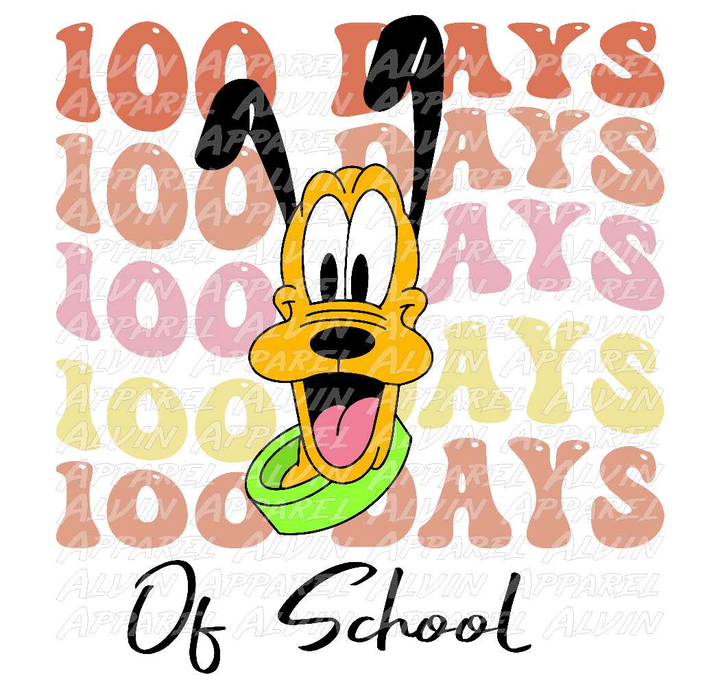 100 Days Pluto Face