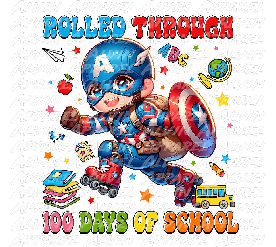 100 Days Capt America Skates