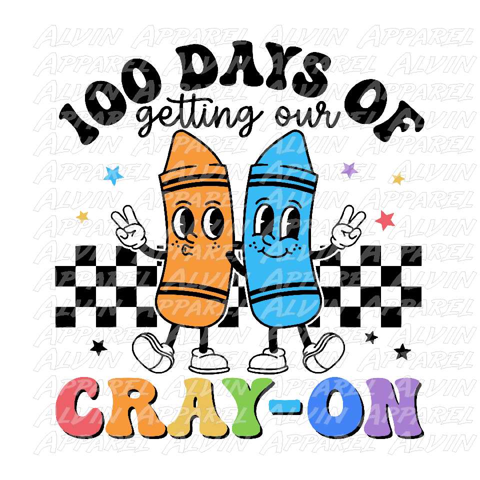 100 Days Cray-on