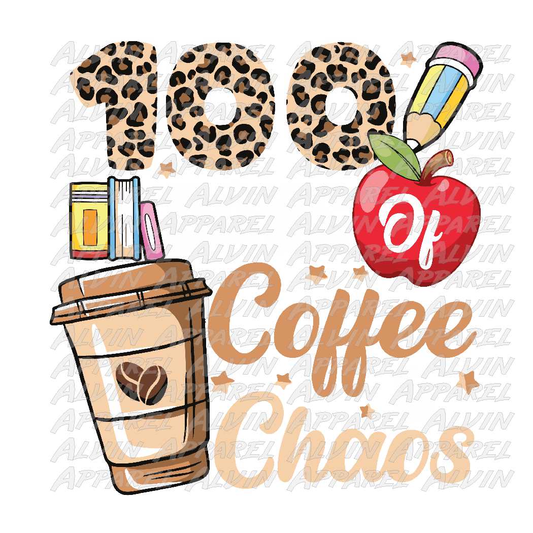 100 Days Leopard coffee chaos