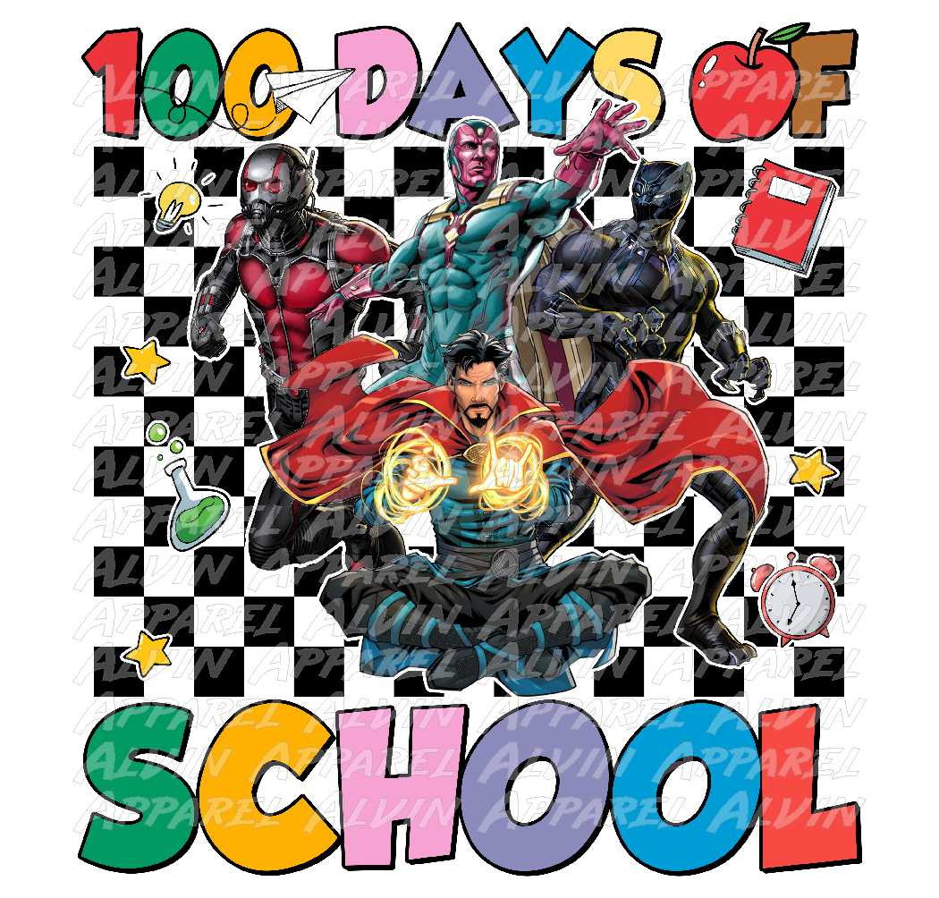 100 Days Marvel Heroes