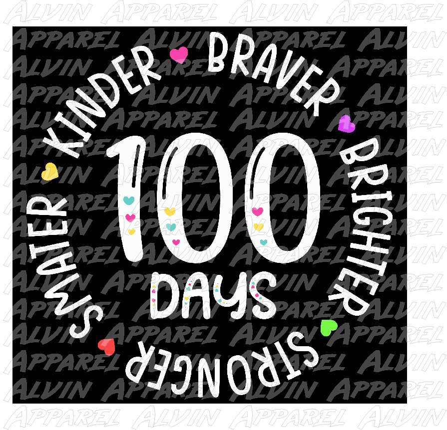 100 Days White Teacher Circle