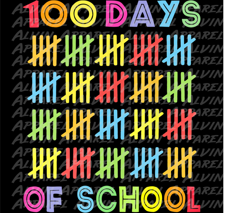 100 Day Hashmarks