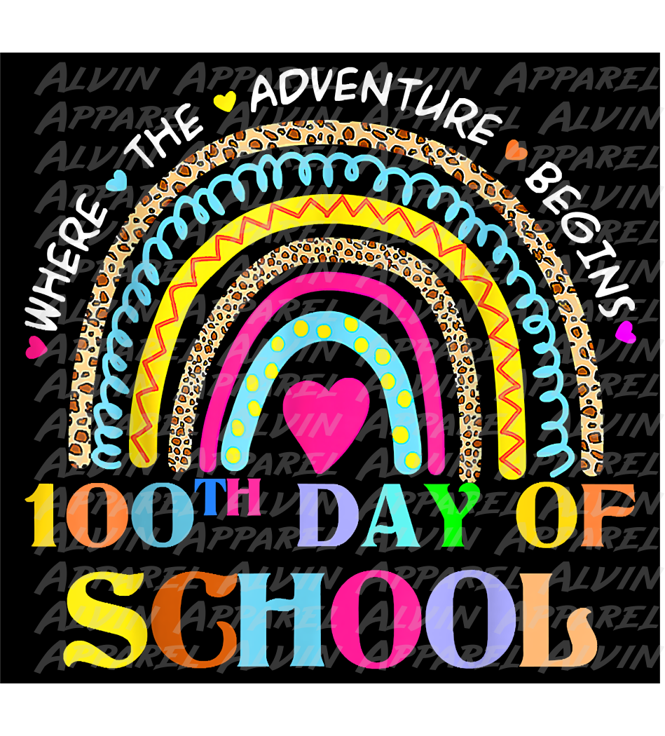 100 Day Rainbow Where the Adventure Begins