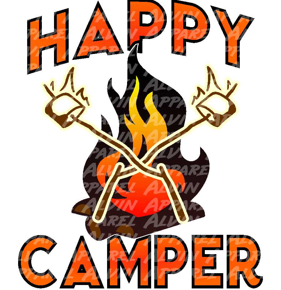 Happy Camper Colored