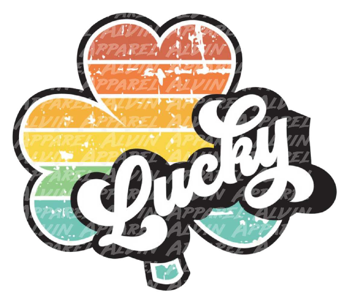 Lucky Retro Shamrock St Patrick's Day