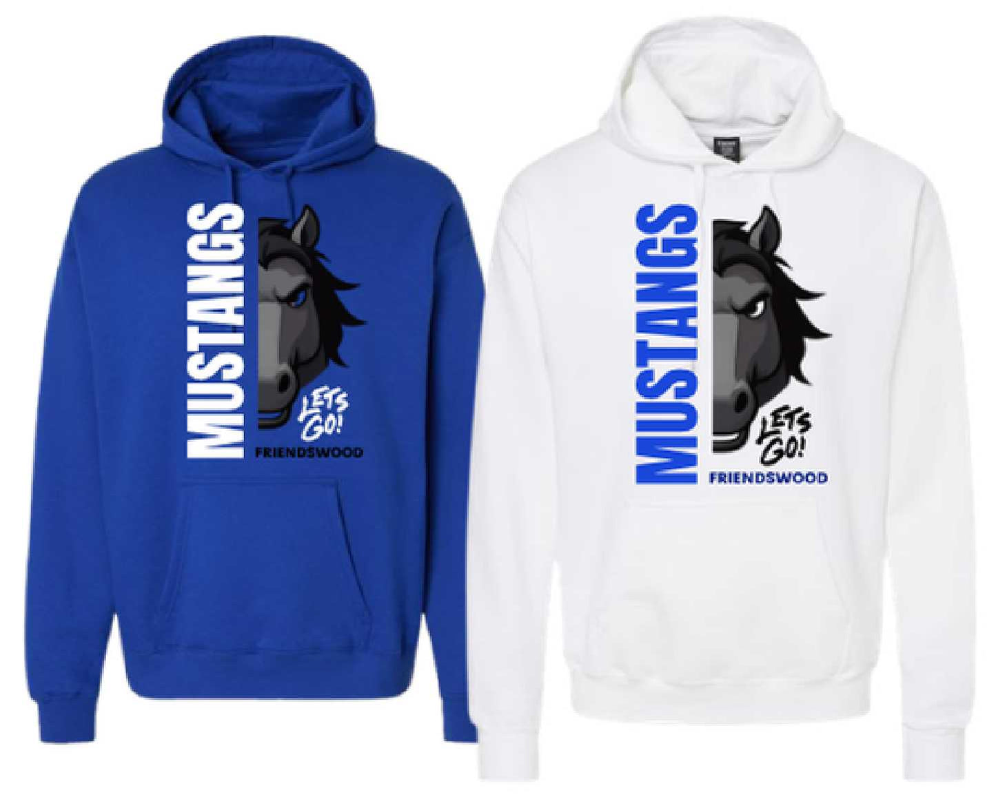 Mustang Face Hoodie