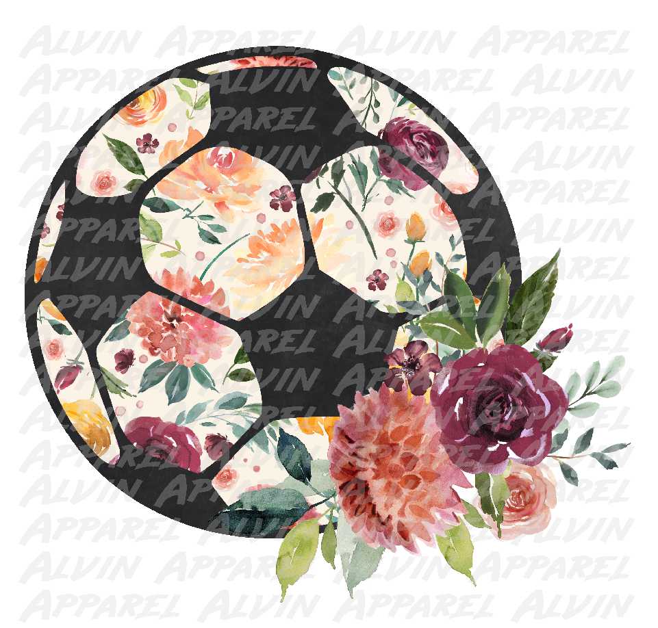 Floral Soccer Ball