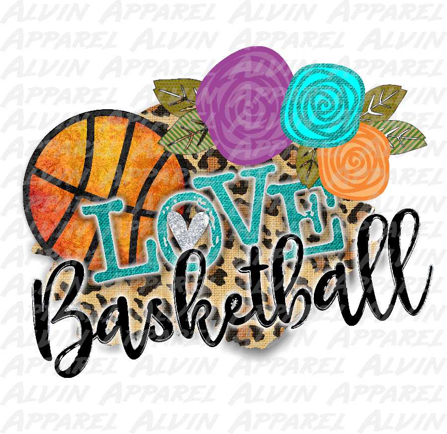 Love Basketball Floral