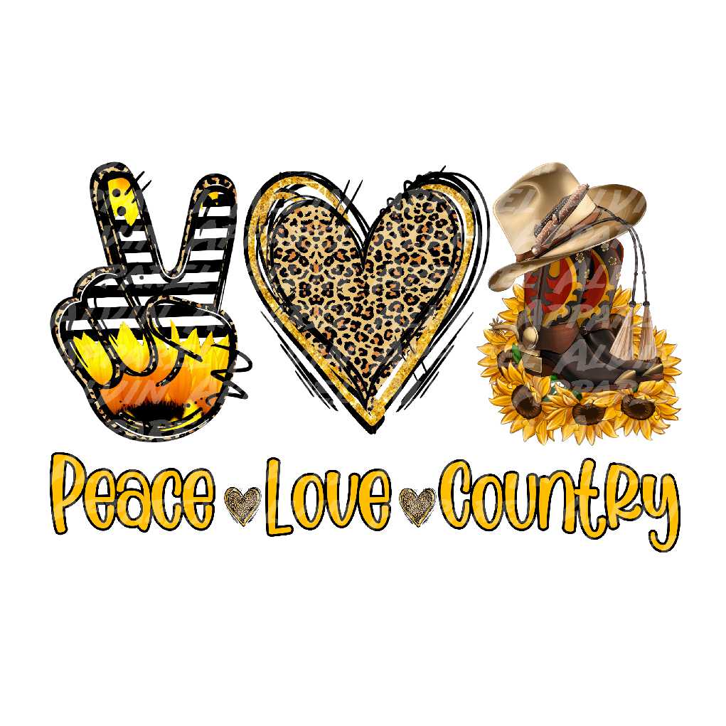 Peace Love Country