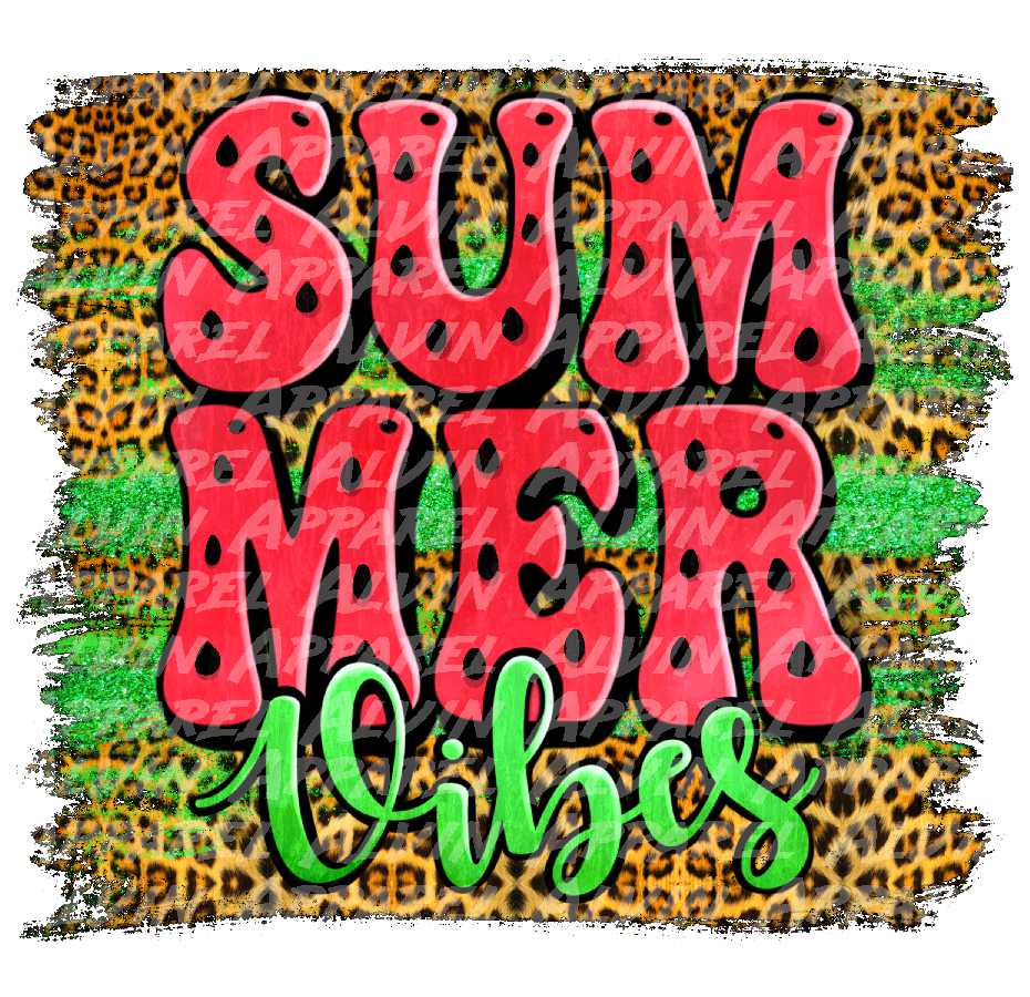 Summer Vibes Watermelon Bkg