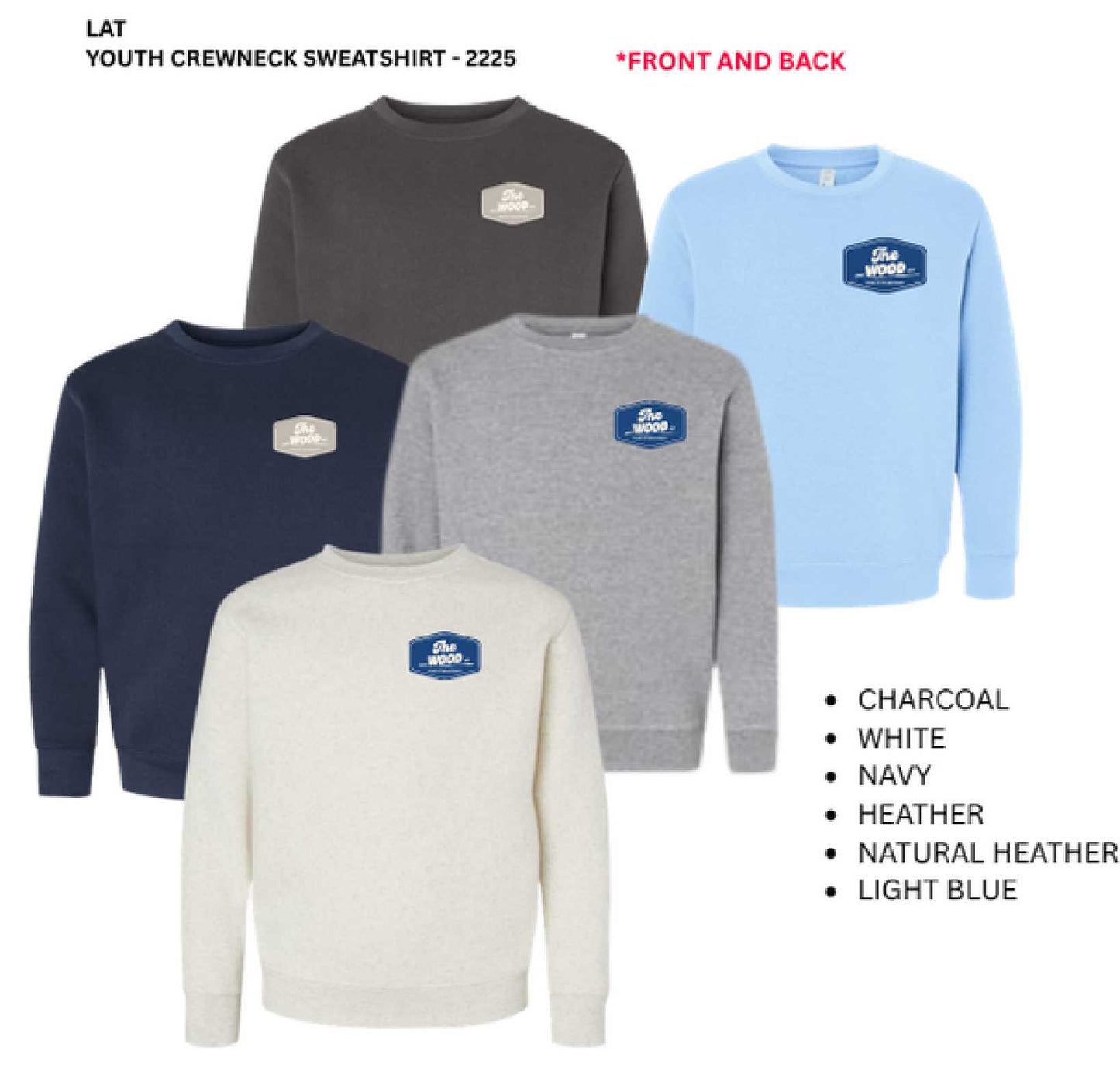 The 'Wood Patch Crewneck Sweatshirt