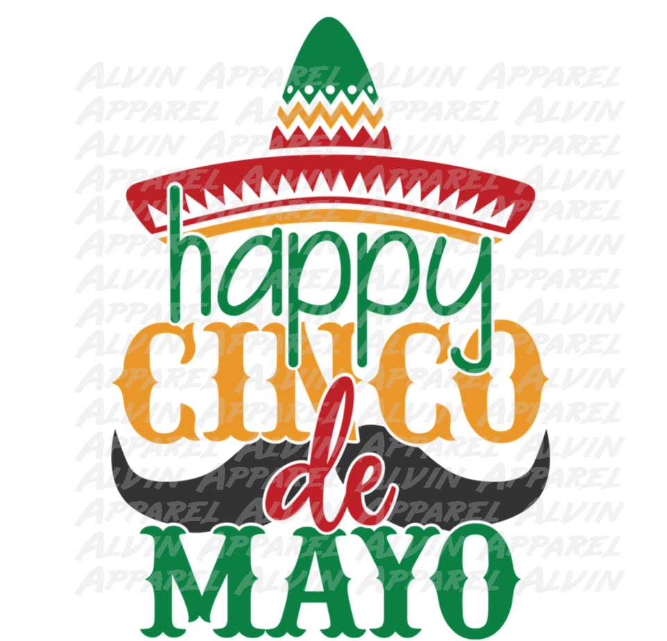 Happy Cinco de Mayo Moustache