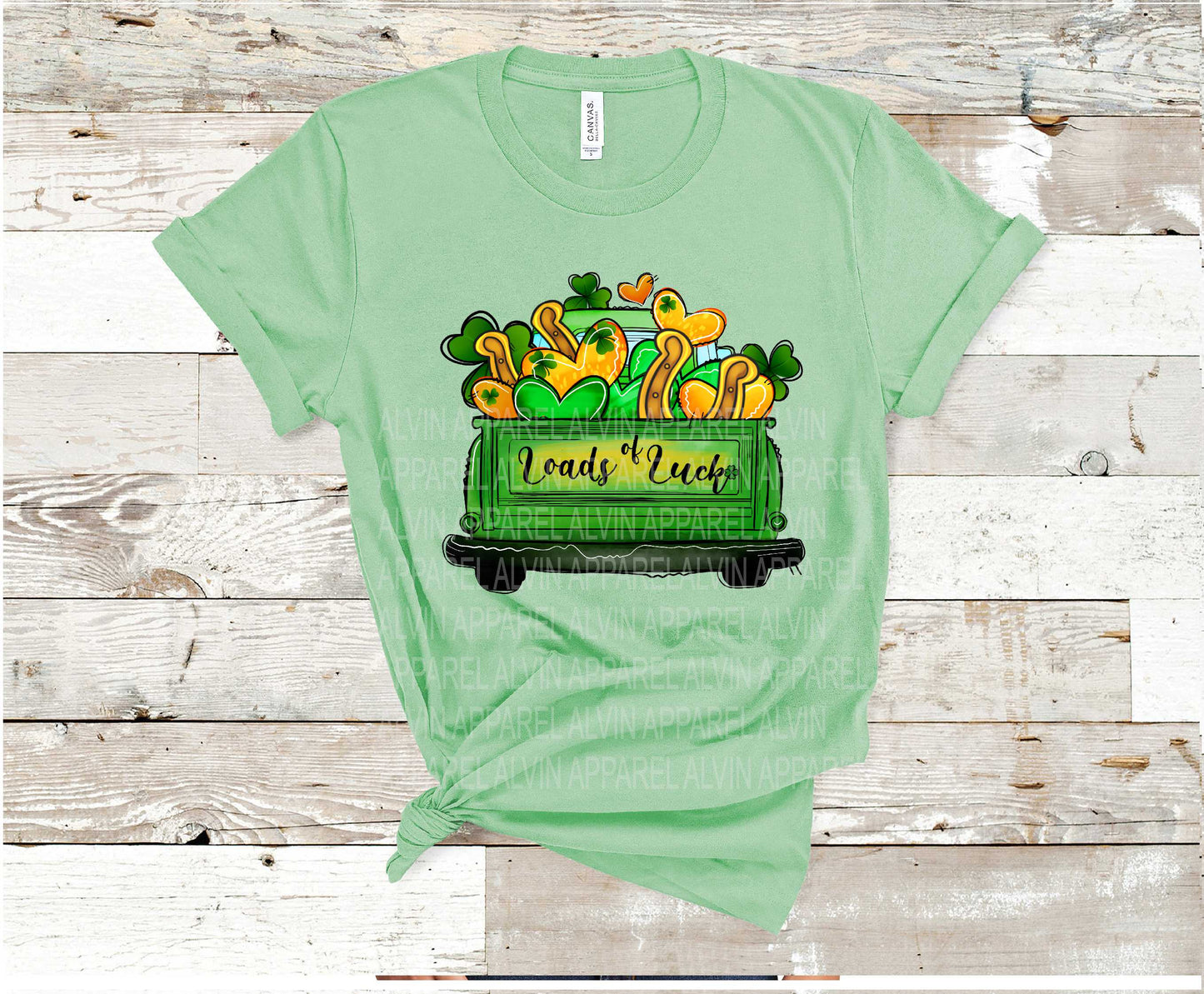 Loads of Luck Green Truck St Patrick's Day