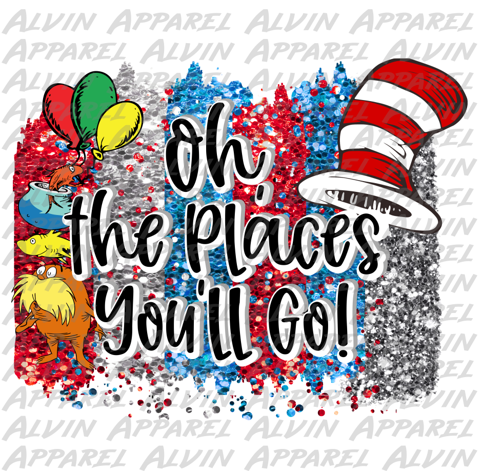 Oh the places brushstrokes