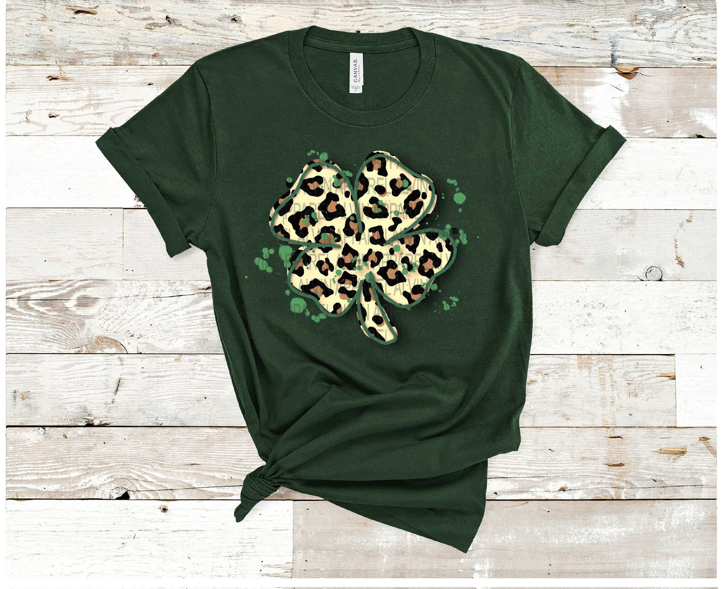 Shamrock Leopard St Patrick's Day