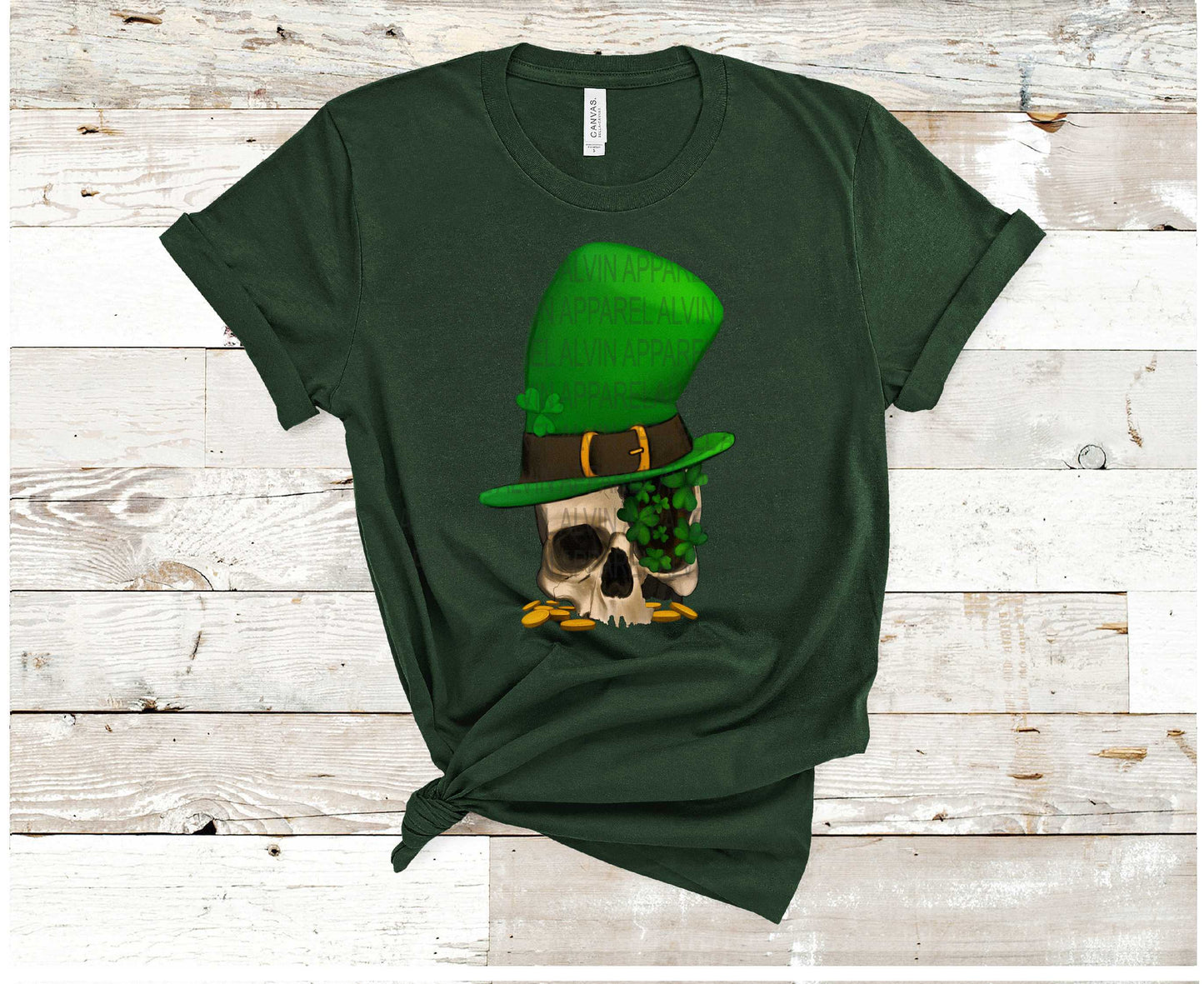 Skull with Hat St Patrick's Day