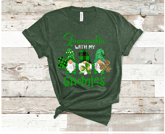 Shamrocking with my Gnomies St Patrick's Day