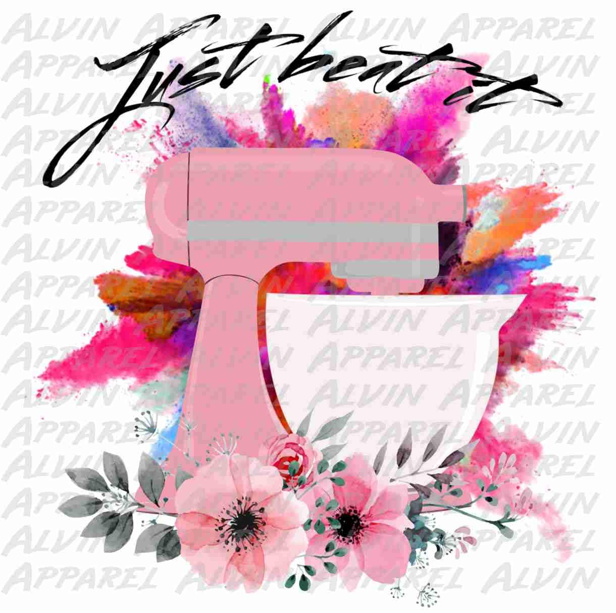 Just Beat It Pink Blender Transfer