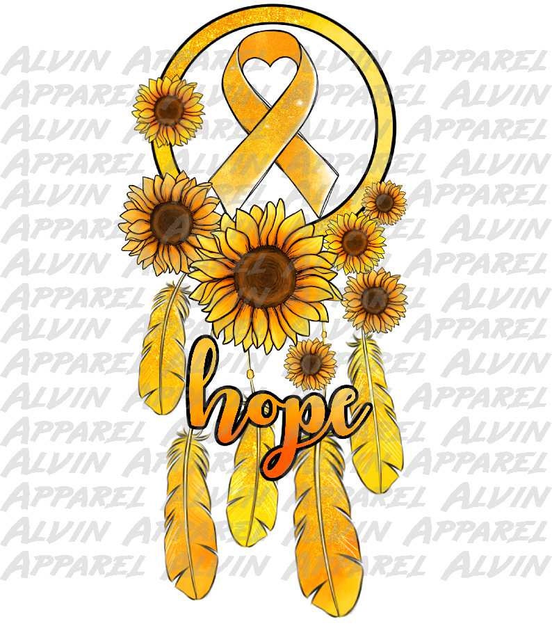 Childhood Cancer Awareness Dreamcatcher Hope Transfer