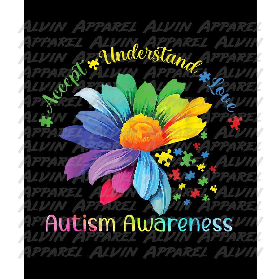 Accept Understand Love Daisy Autism Awareness 2 Transfer