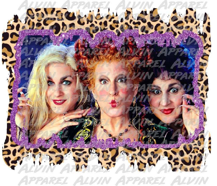 Witch Trio leopard Transfer