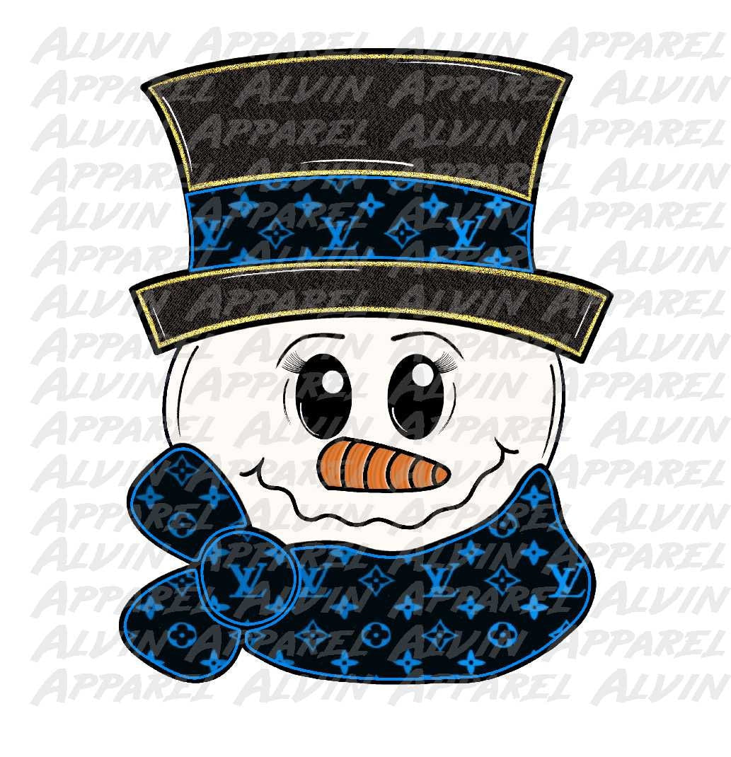 Snowman Inspired hat Transfer