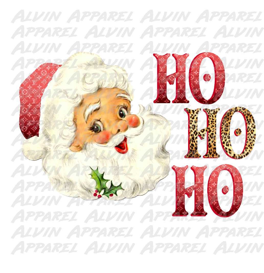 Vintage Santa Inspired Hat Transfer