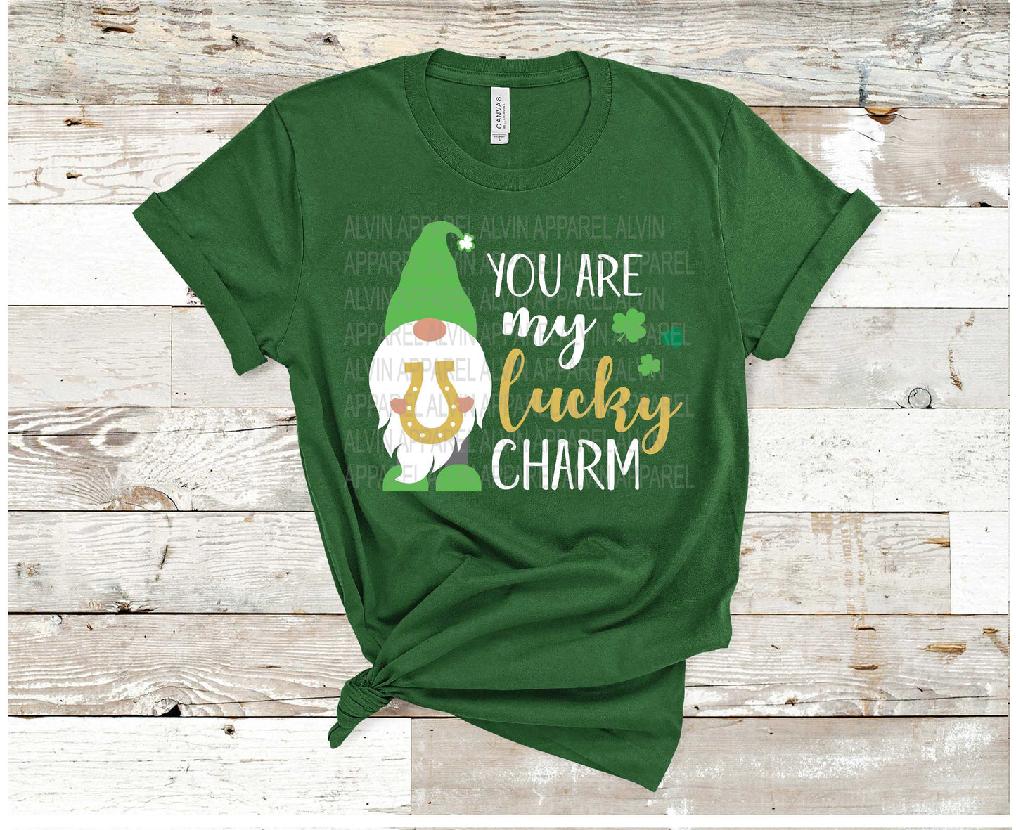 You are My Lucky Charm Gnome Horseshoe St Patrick's Day