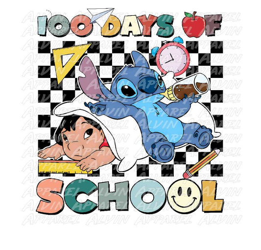 100 Days Lilo Stitch Pillow