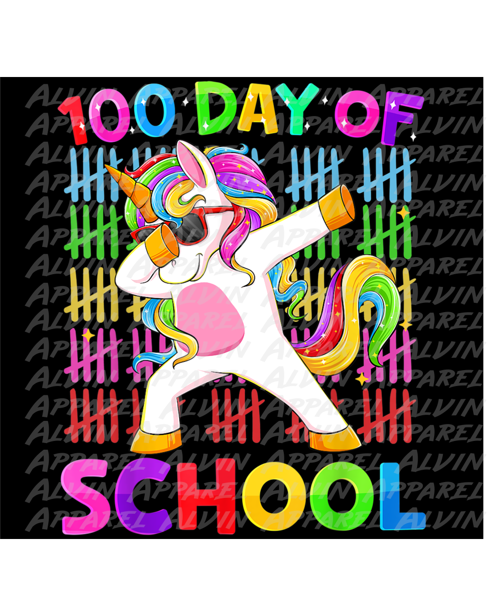 100 Day Dabbing Unicorn