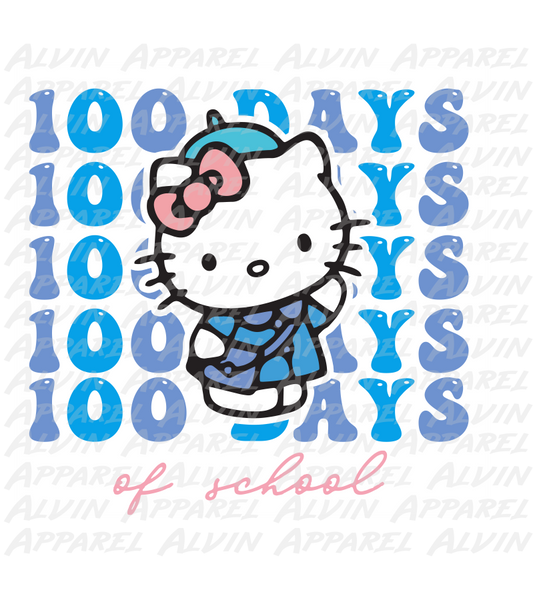 100 Days Hello Kitty Blue Purple