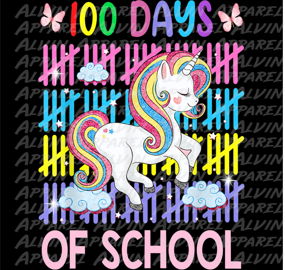 100 Day of Unicorn Hashmarks