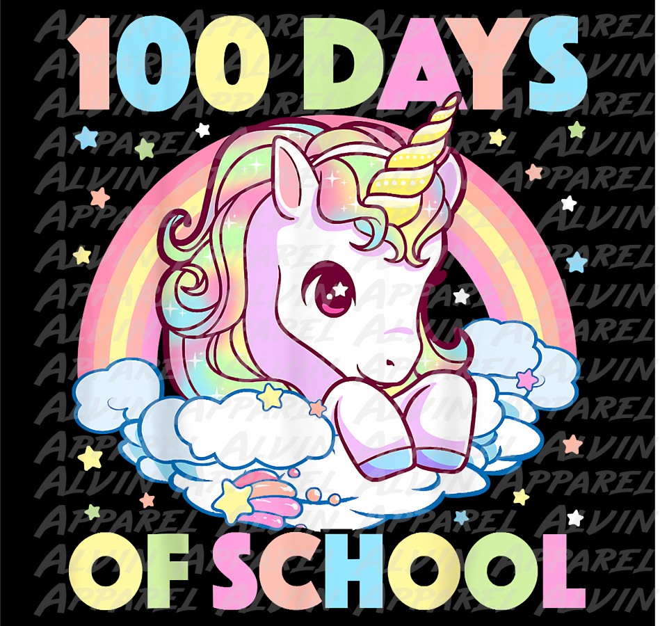 100 Day of Unicorn Rainbow