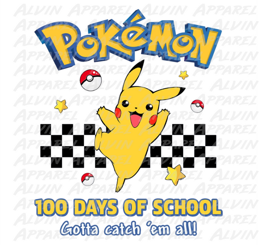 100 Day Pokemon Gotta Catch Them All Pikachu