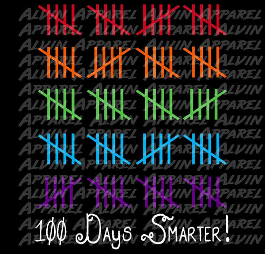 100 Days Hash marks