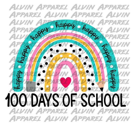 100 Days Rainbow pencil