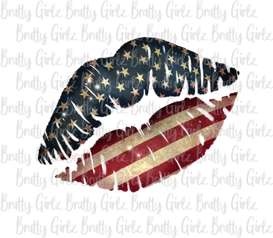 4th of July Lips 4