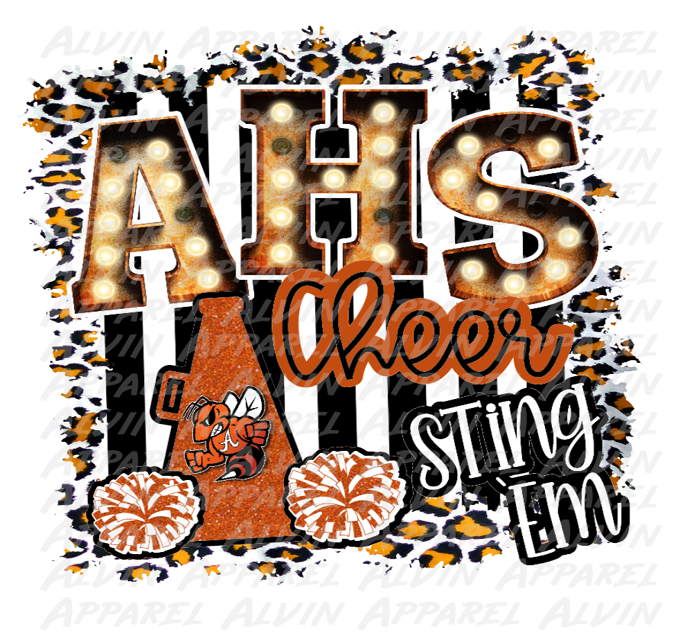 AHS Cheer Marquee Stripes