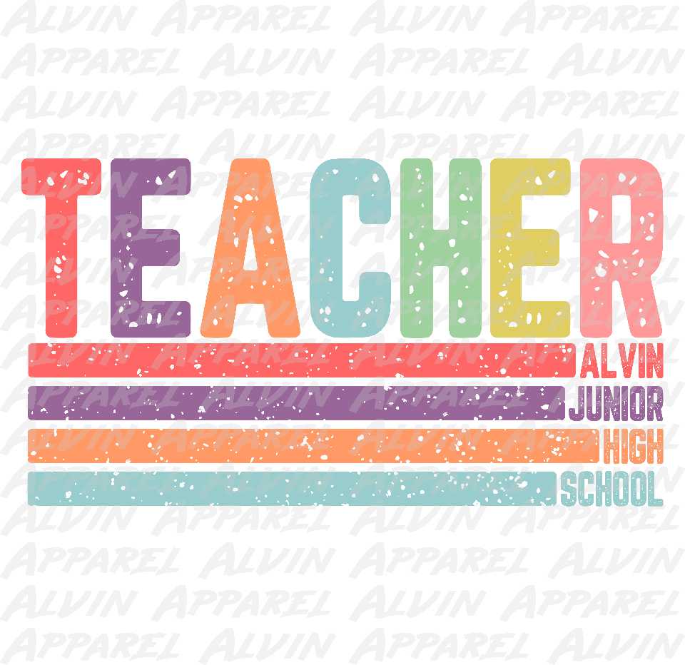 Alvin Jr High Teacher Retro – Alvin Apparel