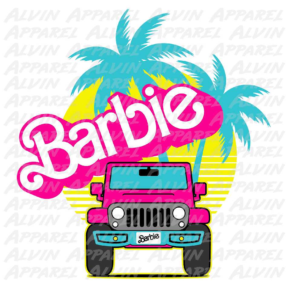 Barbie Jeep Trees