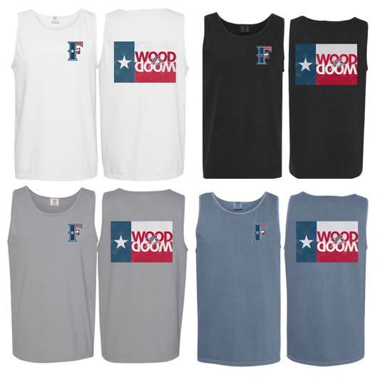 Texas Flag Comfort Colors Unisex Tank Top - Adult Sizes 9360