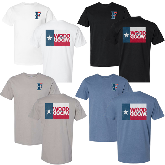 Texas Flag LAT Cotton T-Shirt - Adult and Youth Sizes 6901
